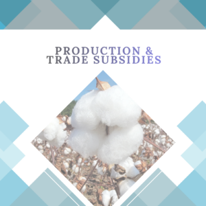 Production and Trade Subsidies Affecting the Cotton Industry